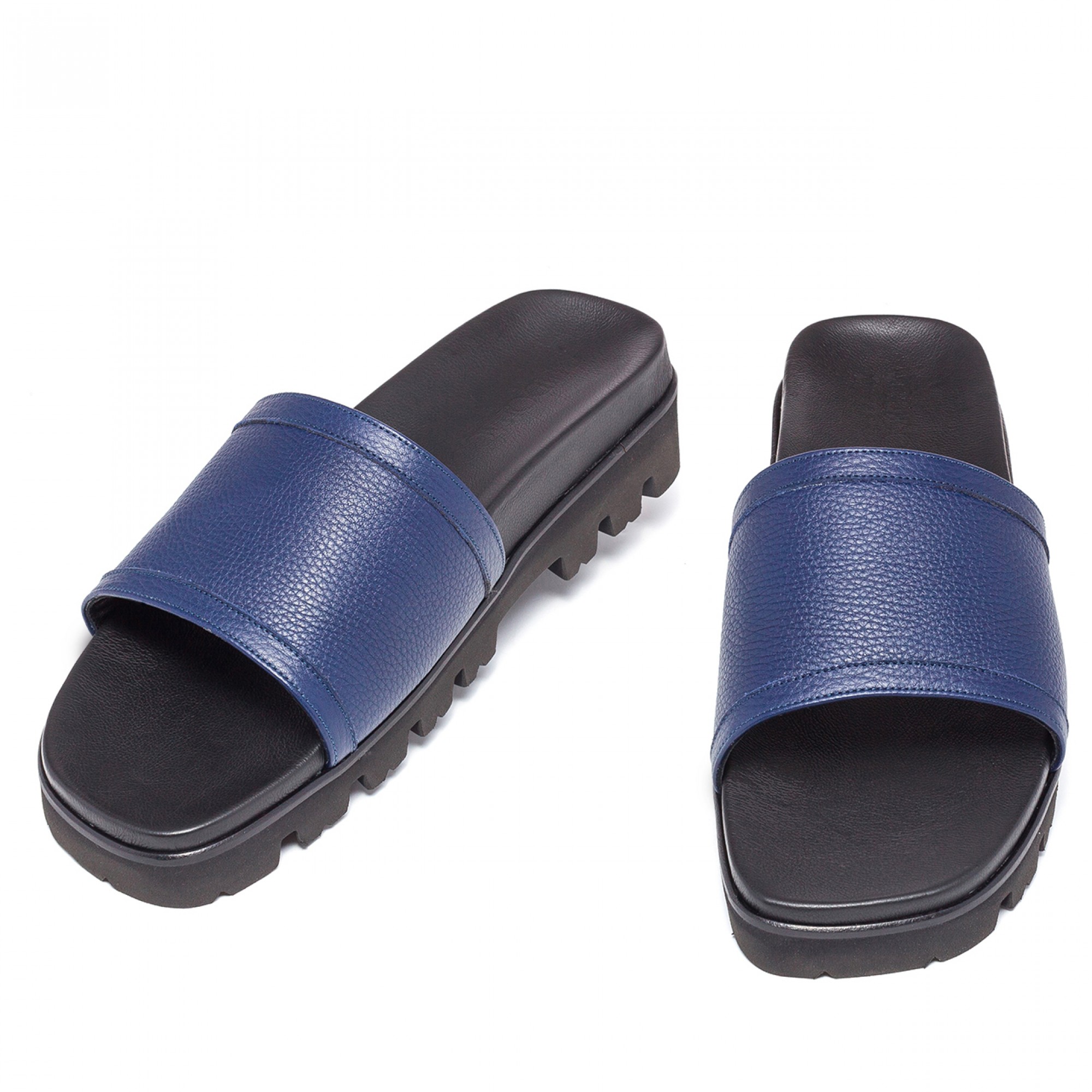 Cancún - Elevator Sandals in Full grain Leather up to 2 inches