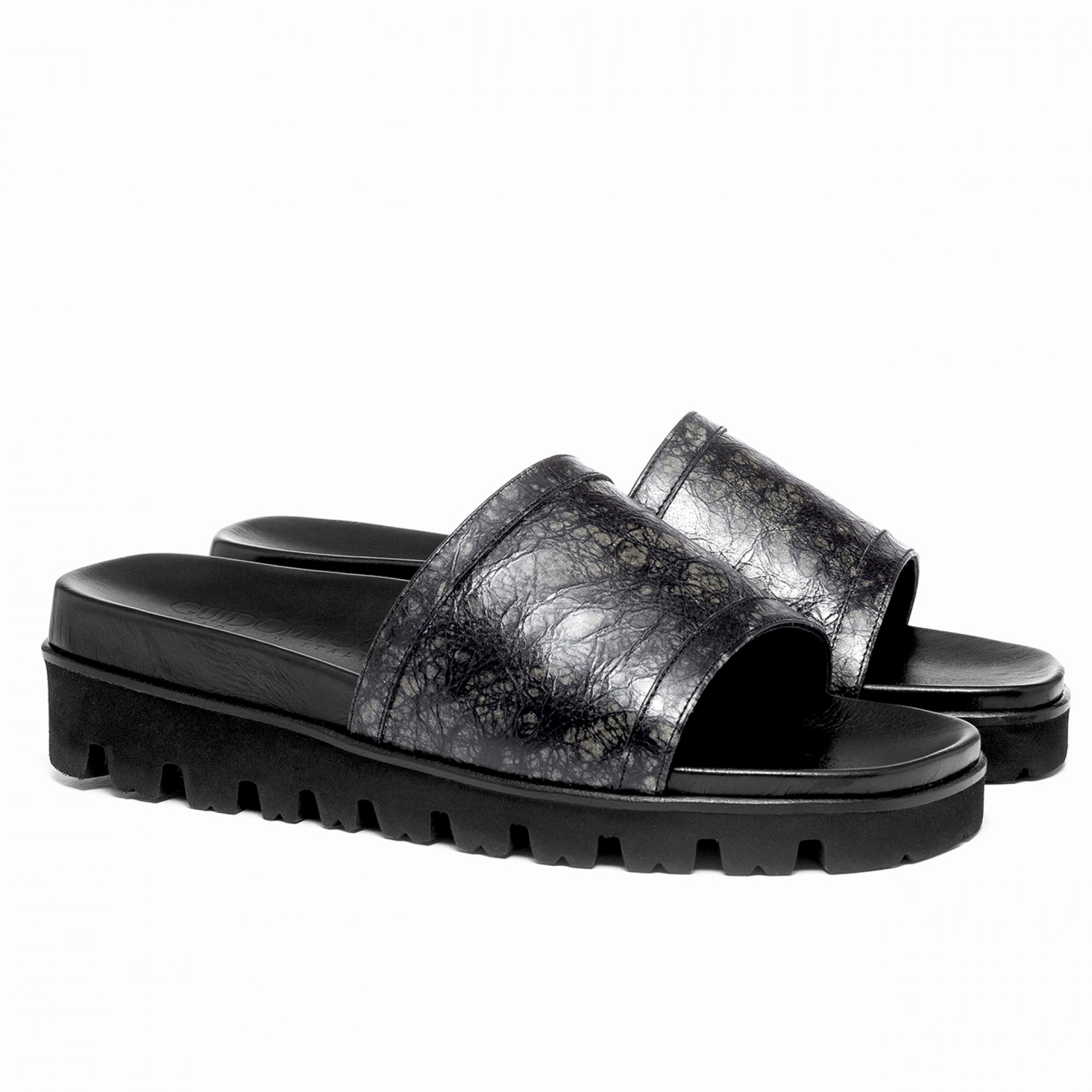 Forte dei Marmi - Elevator Sandals in Full grain Leather up to 2 inches