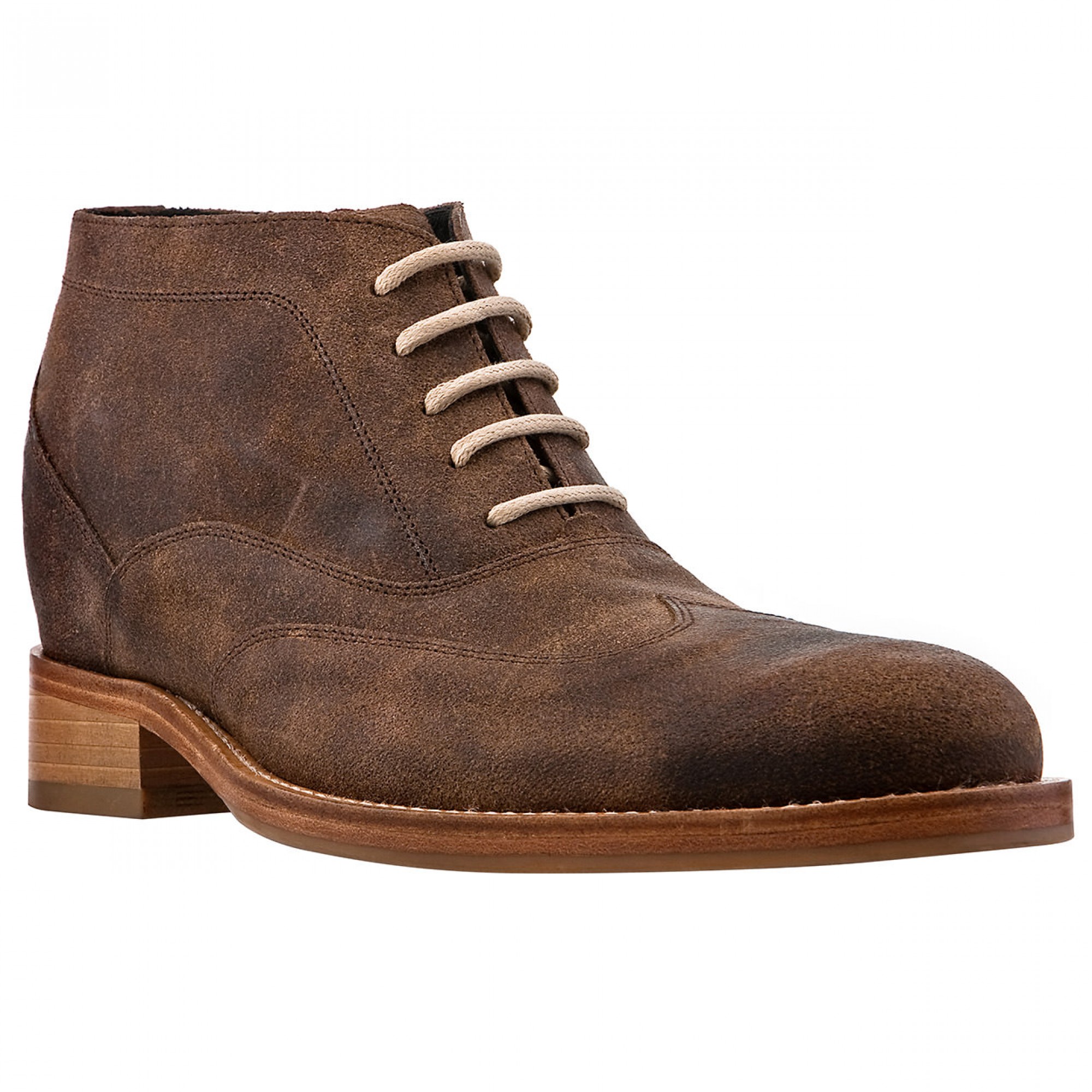 Arizona - Elevator Boots in Full Grain Leather from 2.4 to 3.1 inches