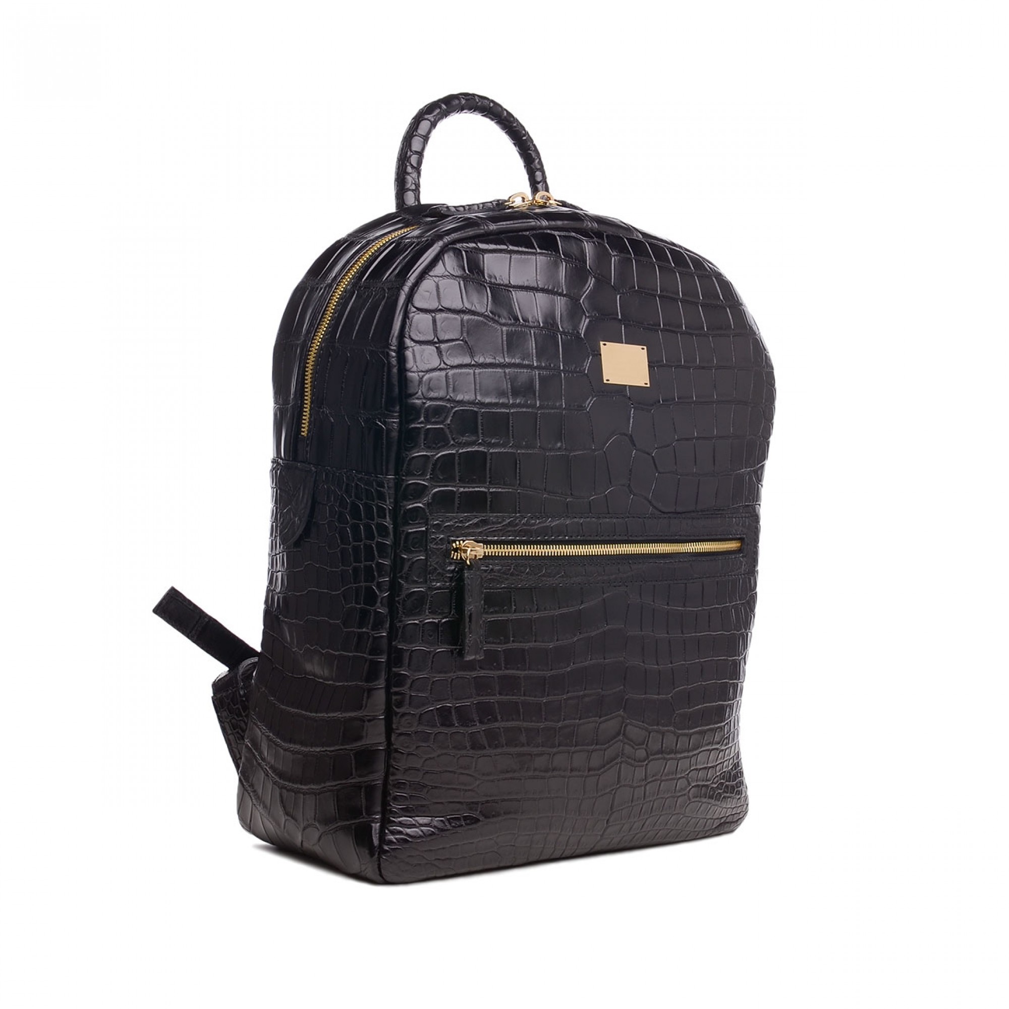 Black Diamond - Backpack in Crocodile Leather
