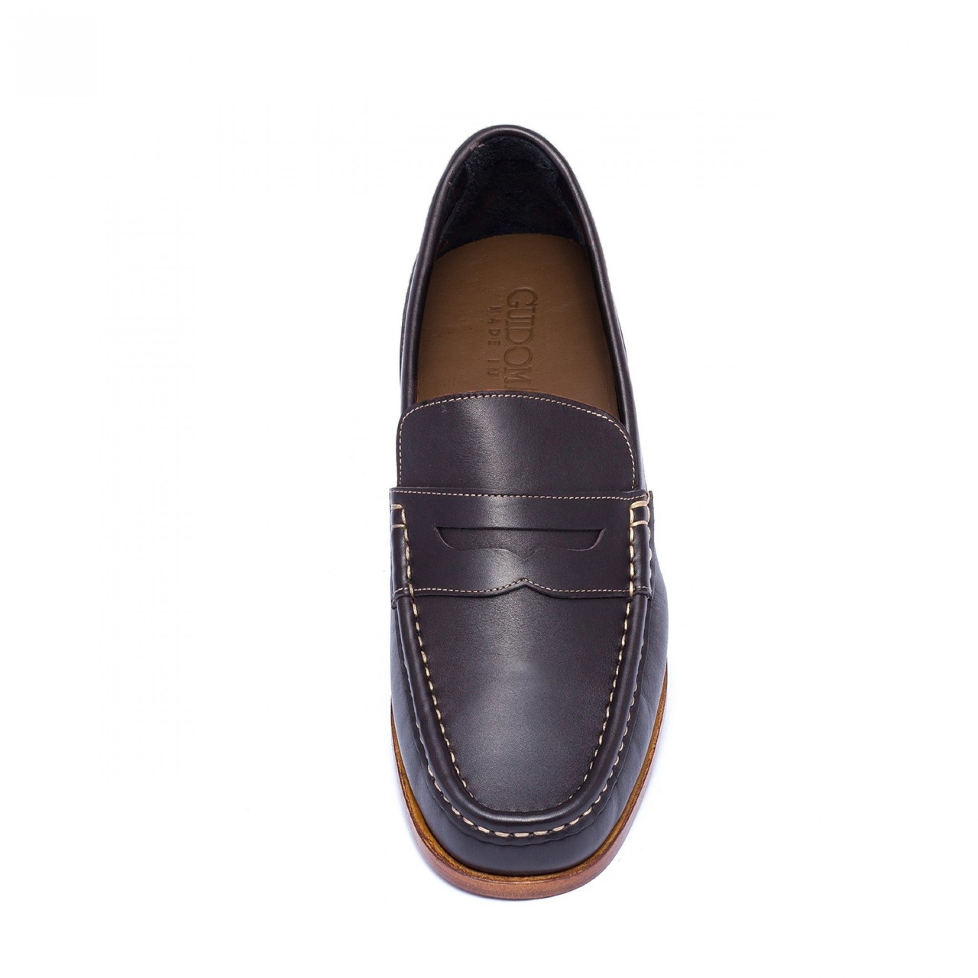 Muscat - Elevator Loafers in Full grain Leather up to 2.6 inches