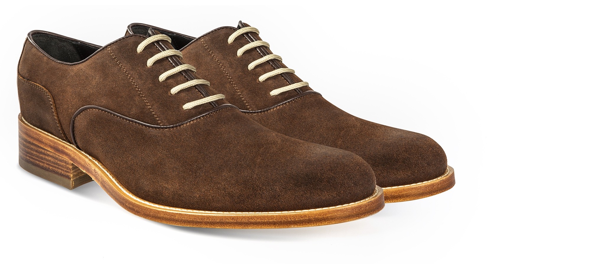 Carrara - Elevator Shoes in Suede Leather from 2.4 to 3.1 inches